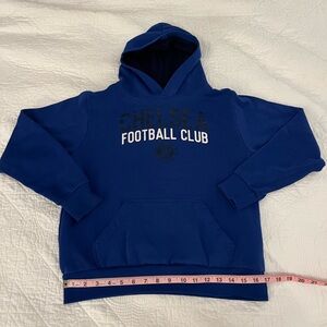 Chelsea Football Club Boys Blue XL Hoodie Sweatshirt